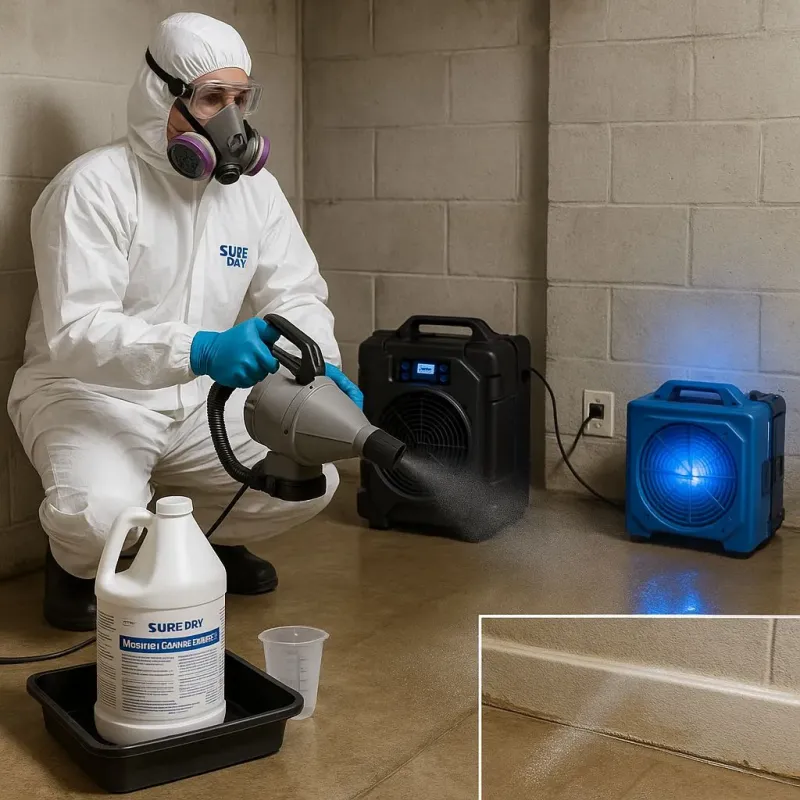 Sanitization and Odor Removal process in San Carlos, CA
